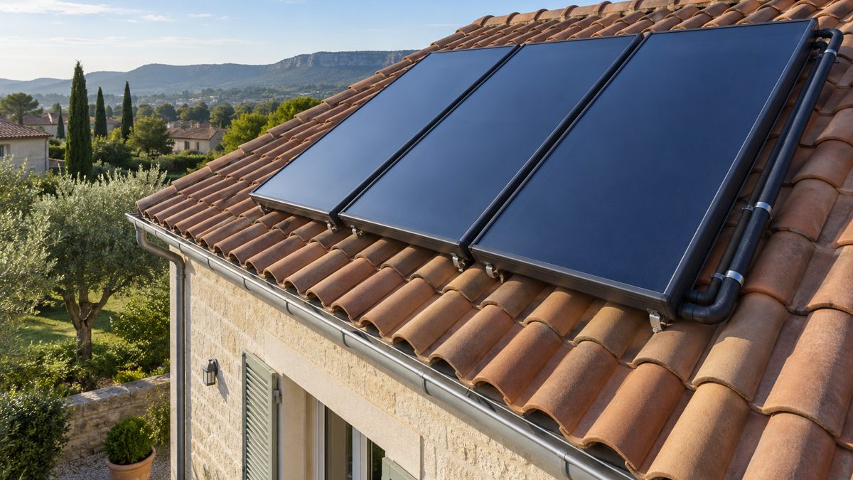 Installation chauffage solaire